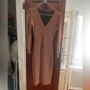 Rose gold dress